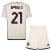 Oficiální Fotbalový Dres AS Řím Dybala 21 Hostující 2023-24 pro Děti